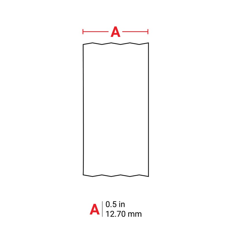 Brady Authentic (M21-500-488) Solvent-Resistant Lab Label for Lab, Barcode and Printed Circuit Board Labeling, Black on White- For M210, M210-LAB, M211, BMP21-PLUS and BMP21-LAB Printers, .5" W, 21' L - Image 2